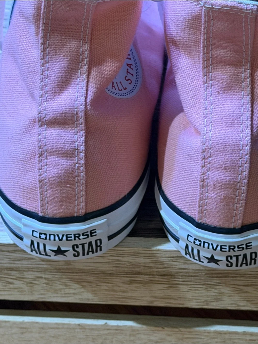 Converse Chuck Taylor All Star High-Top Pink Sneakers NWOT Sz Womens 10/Mens 8 - Picture 4 of 6